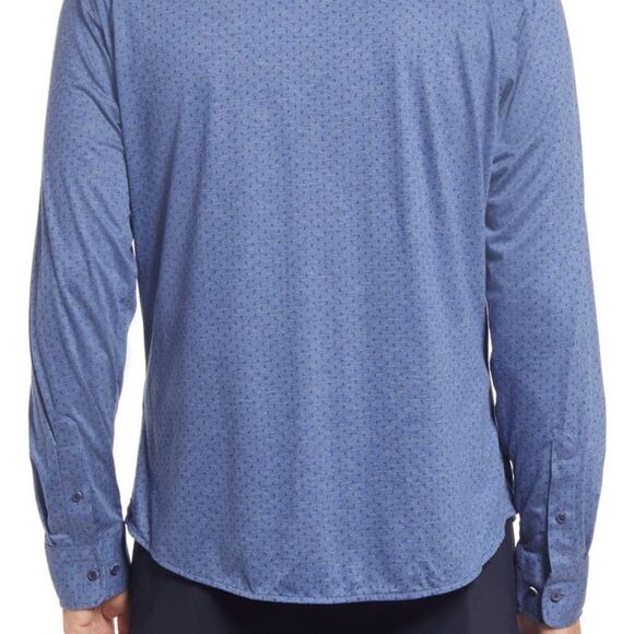 David Donahue button down long sleeve dress shirt sz 15.5 - Picture 2 of 12